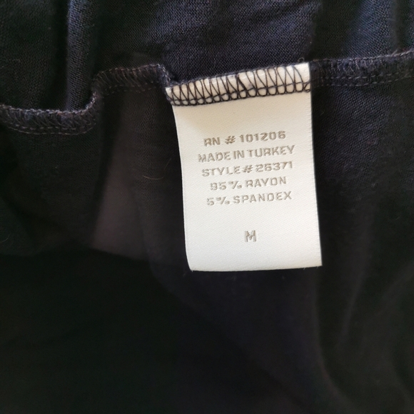 Navy Soft Surroundings long lightweight cardigan, M - Picture 7 of 8